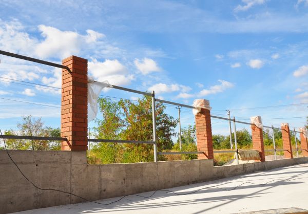 Brick Pillar Installation in Cleveland